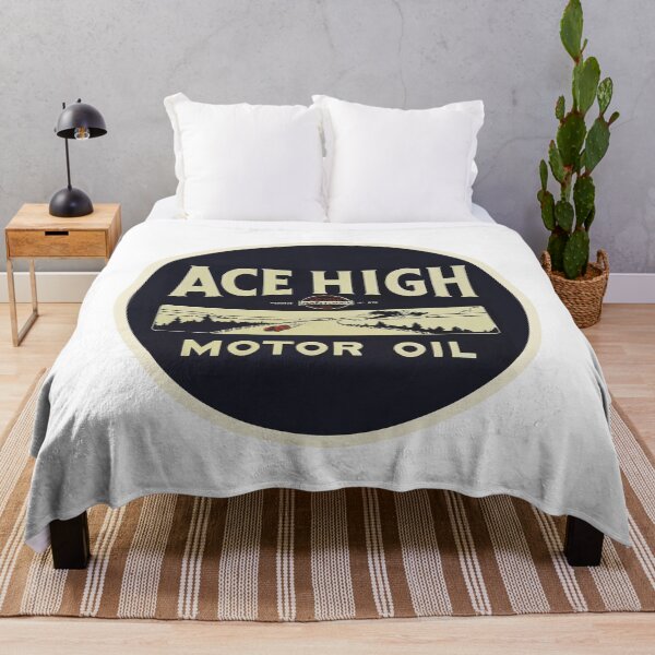 Item preview, Vintage Ace High Motor Oil designed and sold by QuayTradingCo.