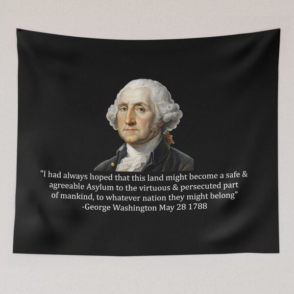 Item preview, George Washington on immigration & asylum designed and sold by plushyTamer.