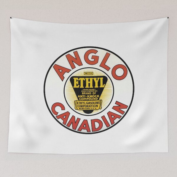 Item preview, Vintage Anglo Canadian Ethyl Gasoline designed and sold by QuayTradingCo.