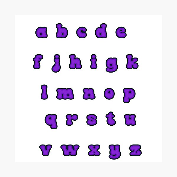 Item preview, Alphabet letters designed and sold by Paper Drip.