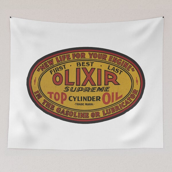 Item preview, Vintage Olixir Supreme Cylinder Oil designed and sold by QuayTradingCo.