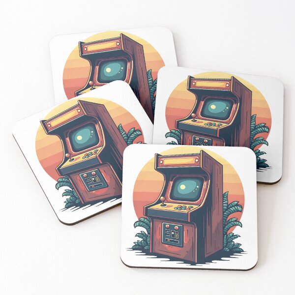 Item preview, Retro Arcade Vintage Cabinet designed and sold by Trending Designs.