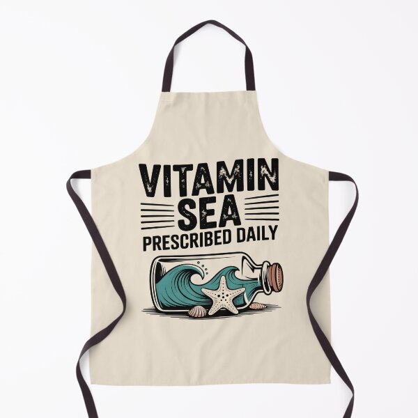 Item preview, Vitamin Sea Prescribed Daily Funny Ocean Quote designed and sold by Jollys-ArtShop.