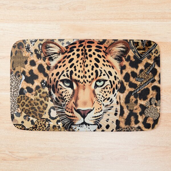 Item preview, Leopard collage with paw prints, coquette bow and more designed and sold by Fantacaroo Designs.