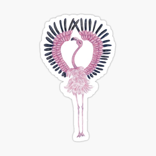 Item preview, Pink Flamingo in Ballet Pose designed and sold by ChantellaGF.