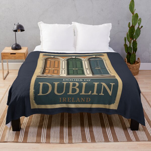 Item preview, A Vintage Travel Illustration of Dublin - Ireland designed and sold by GoodOldVintage.