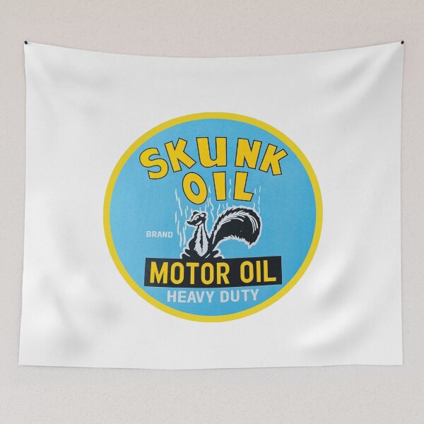 Item preview, Vintage Skunk Oil Motor Oil designed and sold by QuayTradingCo.