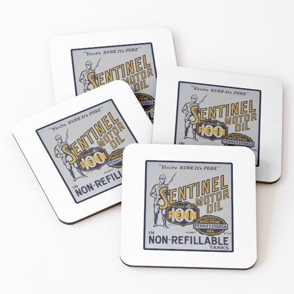 Item preview, Vintage Sentinel Motor Oil designed and sold by QuayTradingCo.