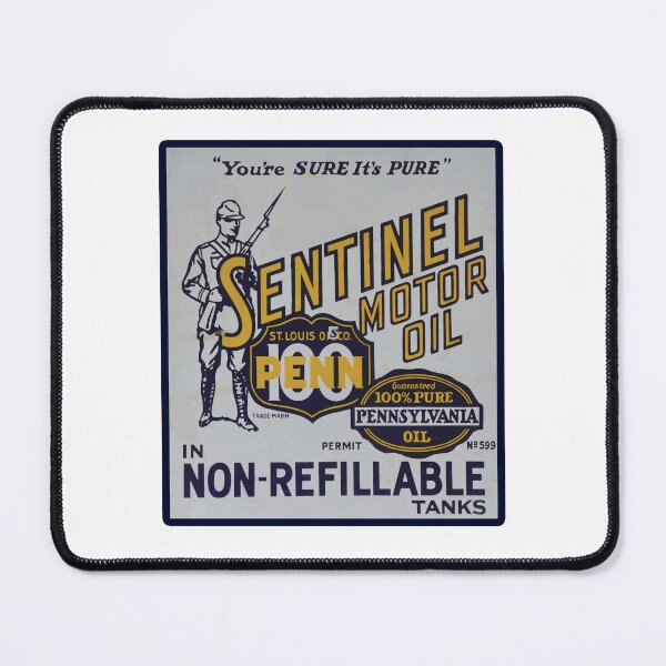 Item preview, Vintage Sentinel Motor Oil designed and sold by QuayTradingCo.