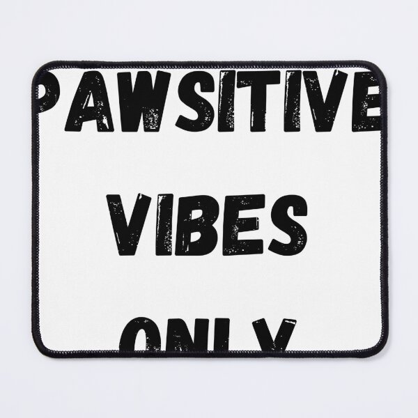 Item preview, Pawsitive Vibes Only Funny Cat Dog Lover T-Shirt designed and sold by Print-Muse.