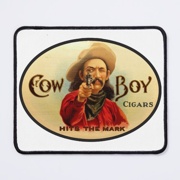 Item preview, Vintage Cowboy Cigars - Hits The Mark designed and sold by QuayTradingCo.