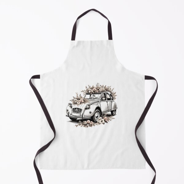 Item preview, beautiful vintage citroen 2cv with flowers designed and sold by nicnacc.
