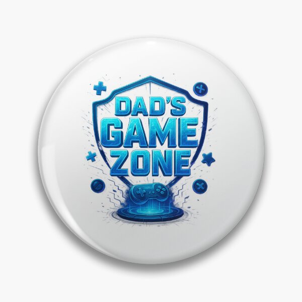 Item preview, Dad’s Game Zone – Neon Gaming Sanctuary Design designed and sold by LevelUpDark.