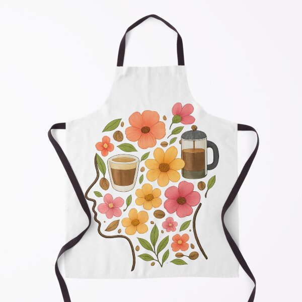 Item preview, Floral Mind Silhouette | Side Profile Bloom Head Design | Mental Health Positive Art | Nature-Inspired Calm Illustration designed and sold by Memorph.