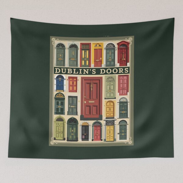Item preview, A Vintage Travel Illustration of Dublin - Ireland designed and sold by GoodOldVintage.