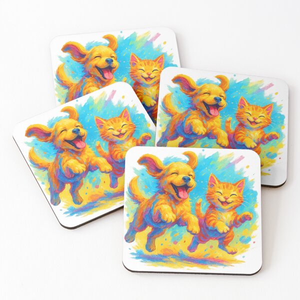 Item preview, Jumping Puppies & Kittens – Pure Joy and Energy designed and sold by ivochagas.