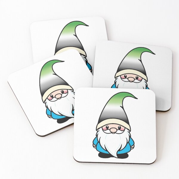 Item preview, Cute Aromantic Gnome - Aromantic Pride Whimsical Design designed and sold by Travelslightly.