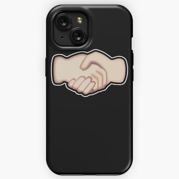 shake hand emoji iPhone Case for Sale by MisterSmithers