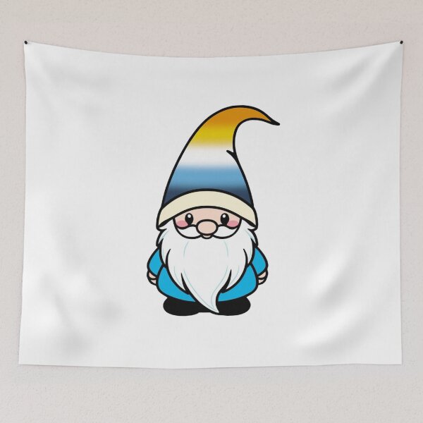 Item preview, Cute AroAce Gnome - AroAce Pride Whimsical Design designed and sold by Travelslightly.
