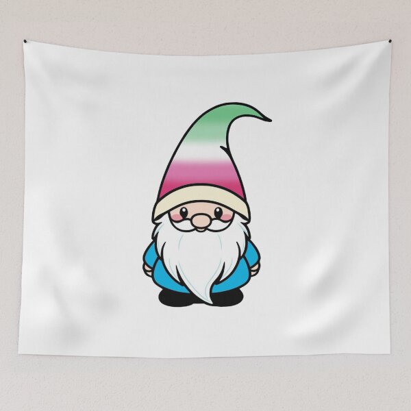 Item preview, Cute Abrosexual Gnome - Abrosexual Pride Whimsical Design designed and sold by Travelslightly.