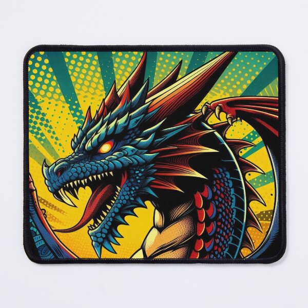 Item preview, pop art style dragon designed and sold by Dogandesighn.