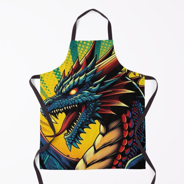 Item preview, pop art style dragon designed and sold by Dogandesighn.