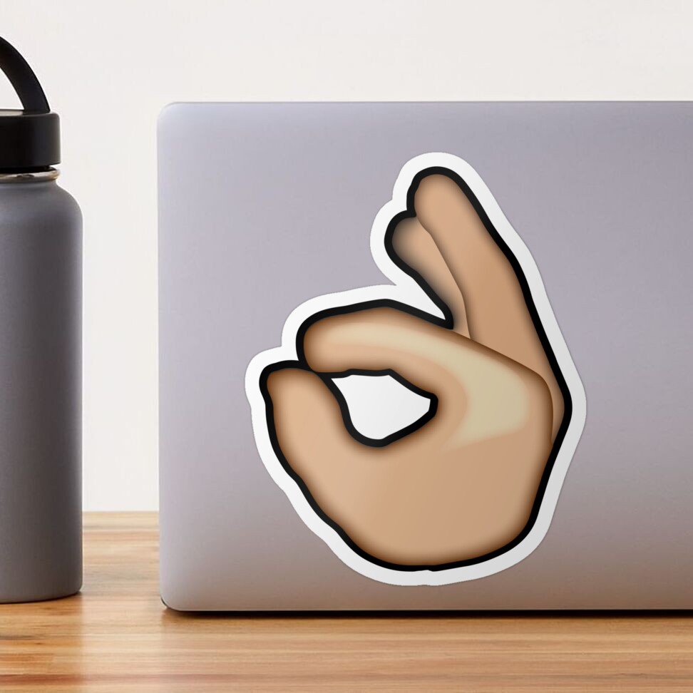 shake hand emoji Sticker for Sale by MisterSmithers