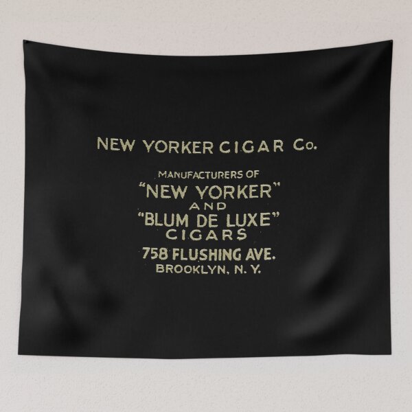 Item preview, Vintage New Yorker Cigar Company - 758 Flushing Avenue - Brooklyn, New York designed and sold by QuayTradingCo.