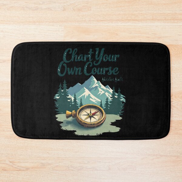 Item preview,  Chart Your Own Course – Inspirational Compass and Mountain Adventure Design designed and sold by Jason123za.