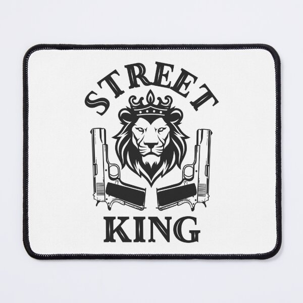 Item preview, Street King Lion – Crown & Pistols designed and sold by UNK-Fatigues.