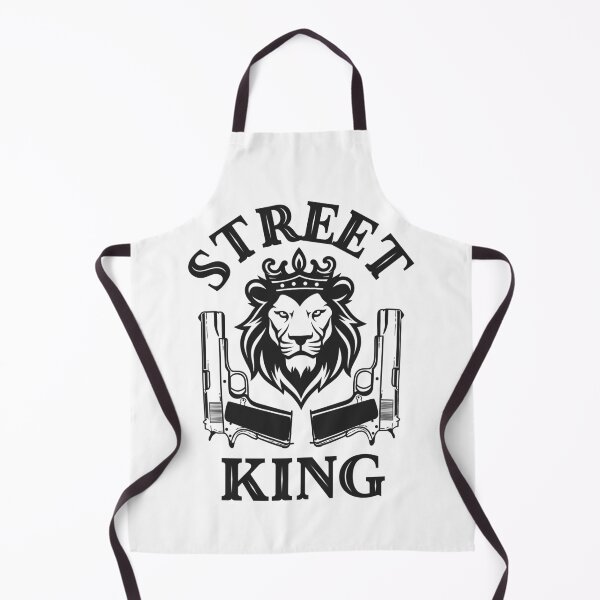 Item preview, Street King Lion – Crown & Pistols designed and sold by UNK-Fatigues.