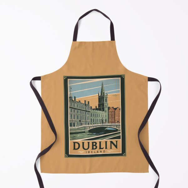 Item preview, A Vintage Travel Illustration of Dublin - Ireland designed and sold by GoodOldVintage.