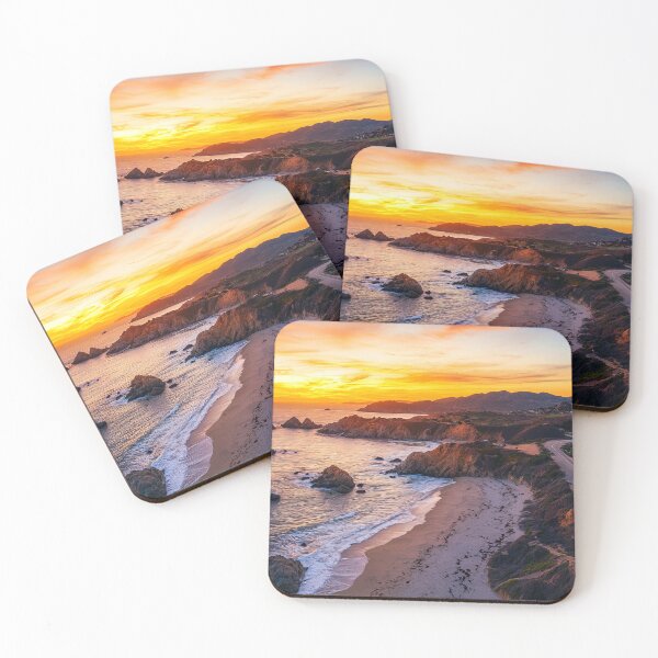Item preview, Road on cliffs with rough sea - Aerial landscape designed and sold by TheArtistOf2022.