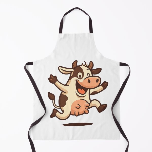 Item preview, Dancing Cartoon Cow designed and sold by IllustrifyArts.