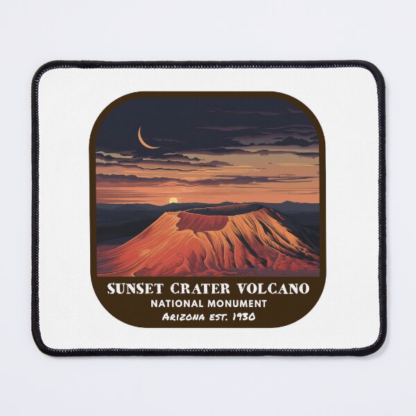 Item preview, Vintage Sunset Crater Volcano National Monument (Arizona) designed and sold by RabbitK.