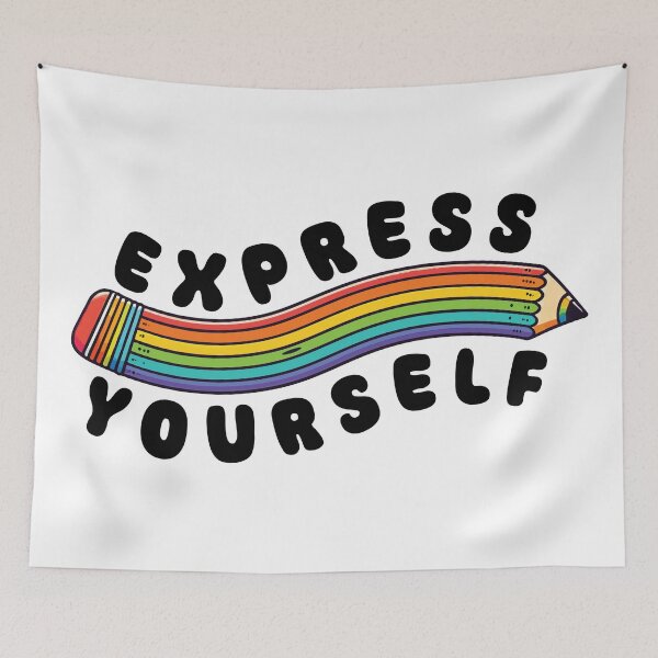Item preview, Express Yourself Vintage V2 designed and sold by Scaryzz.