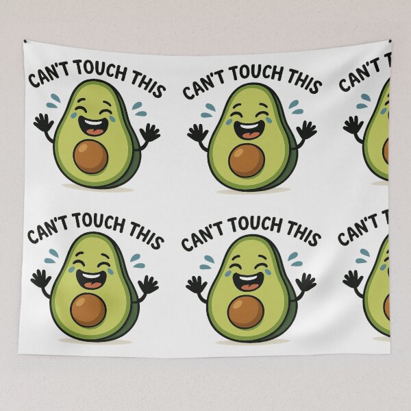Item preview, Laughing Avocado – Can’t Touch This designed and sold by IllustrifyArts.