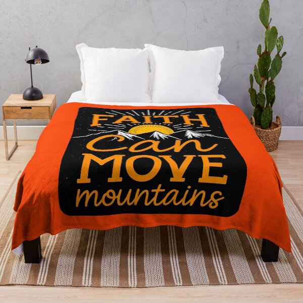 Item preview, Matthew 17:20 Faith Can Move Mountains designed and sold by plushism.