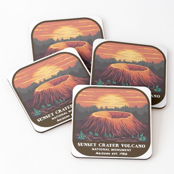 Item preview, Vintage Sunset Crater Volcano National Monument (Arizona) designed and sold by RabbitK.