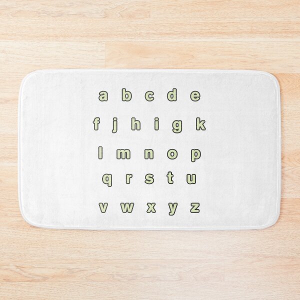 Artikelvorschau, Buchstaben des Alphabets entworfen und verkauft von Paper Drip.