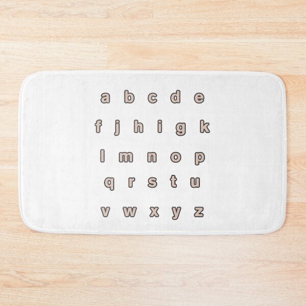 Artikelvorschau, Buchstaben des Alphabets entworfen und verkauft von Paper Drip.