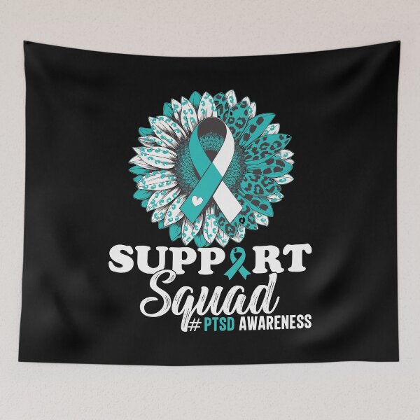 Item preview, PTSD Is Earned Shirt – Sunflower Stress Disorder Awareness Tee – Honor Courage Mental Health Support designed and sold by BellaFShop.