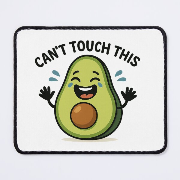 Artikelvorschau, Lachende Avocado – Das kann ich nicht anfassen entworfen und verkauft von IllustrifyArts.