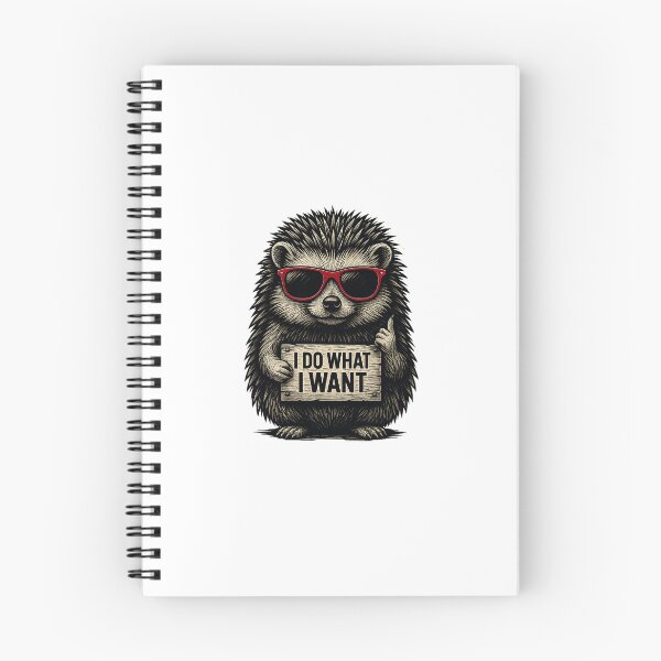 Item preview, Cool Hedgehog _I do what I want  designed and sold by Studiokif.