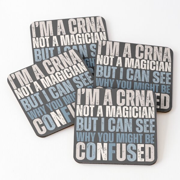 Item preview, Funny Nurse Anesthetist Gift, Not a magician, Can see why you might be confused designed and sold by Grade A Gifts.