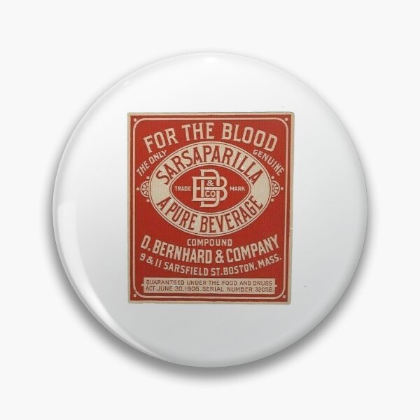 Item preview, Vintage Sarsaparilla A Pure Beverage - For The Blood - D. Bernhard and Company - Boston, Mass designed and sold by QuayTradingCo.