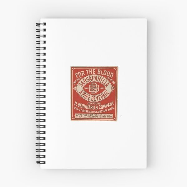 Item preview, Vintage Sarsaparilla A Pure Beverage - For The Blood - D. Bernhard and Company - Boston, Mass designed and sold by QuayTradingCo.