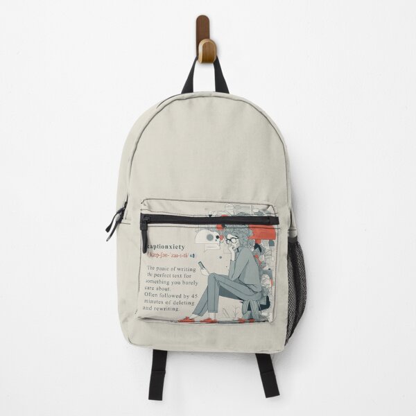 Item preview, Captionxiety – The Fear of Saying Anything Online designed and sold by Bearabilia.