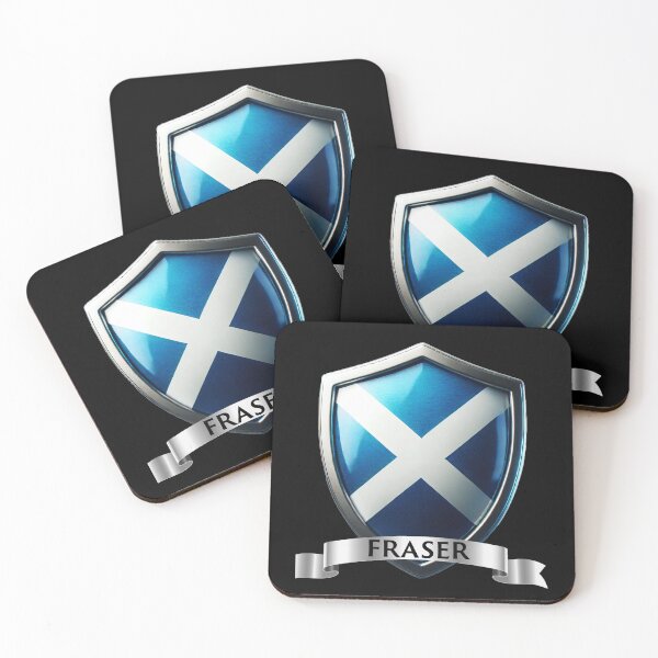 Aperçu de l'œuvre Fraser National Crest Nom de l'Écosse dans une armure couronnée d'étoiles créée et vendue par Highlandkings.