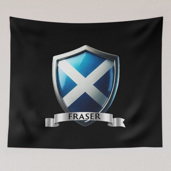 Item preview, Fraser National Crest  Scotlands Name in Star  Crowned Armor designed and sold by Highlandkings.